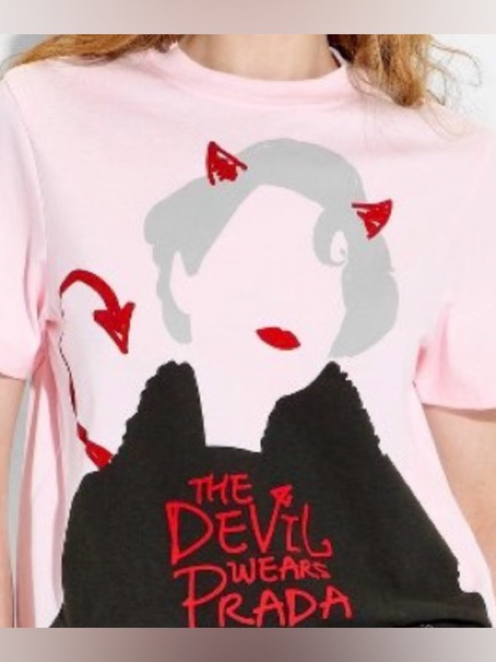 The Devil Wears Prada Graphic Tee - Pink & Black